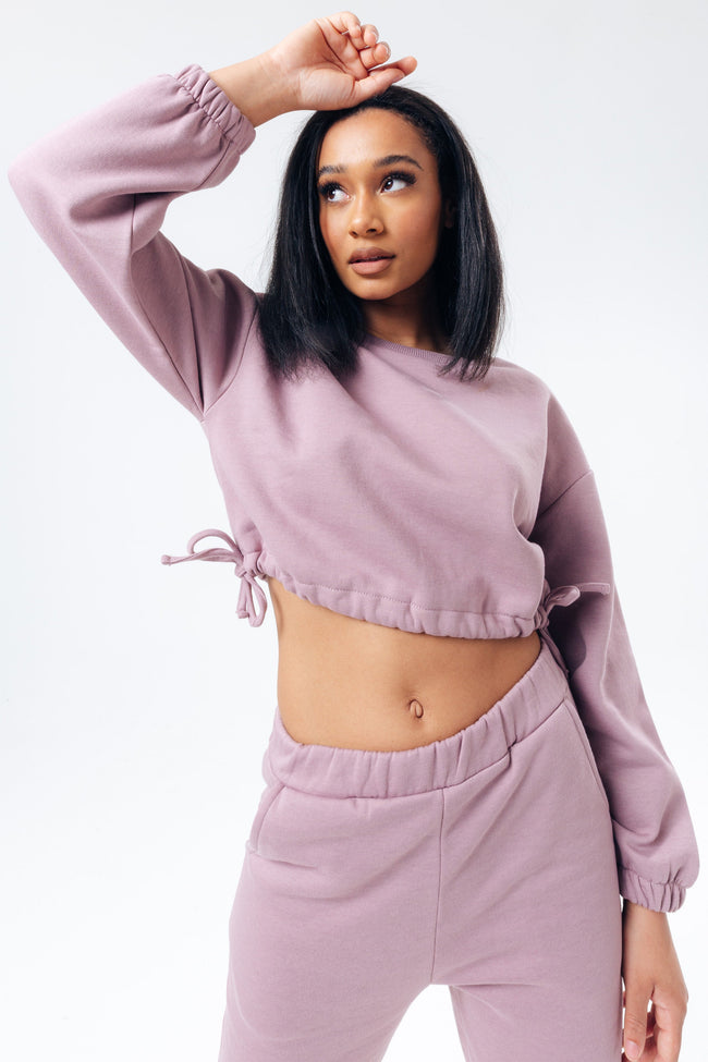 HYPE BLUSH WOMEN'S CROPPED SWEATSHIRT