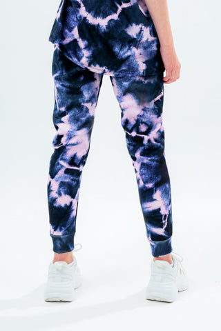 HYPE BLACK PINK TIE DYE GIRLS JOGGERS