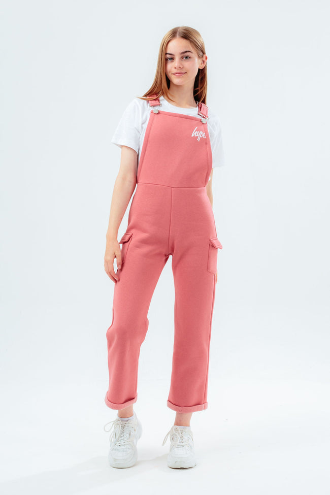 HYPE PINK GIRLS DUNGAREES