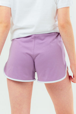 HYPE LILAC GIRLS RUNNER SHORTS