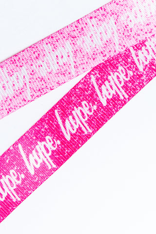 HYPE PINK SPECKLE FADE LANYARD