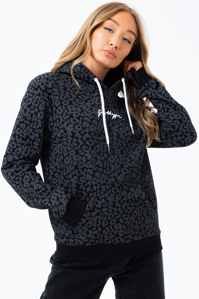 HYPE TONAL LEOPARD WOMEN'S PULLOVER HOODIE