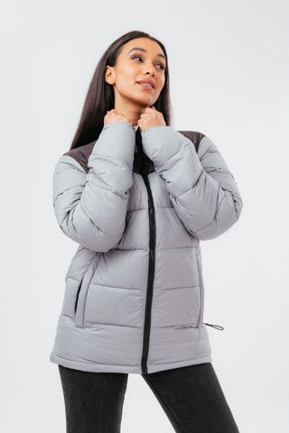 HYPE DEEP FILLED GREY PUFFER ADULT JACKET