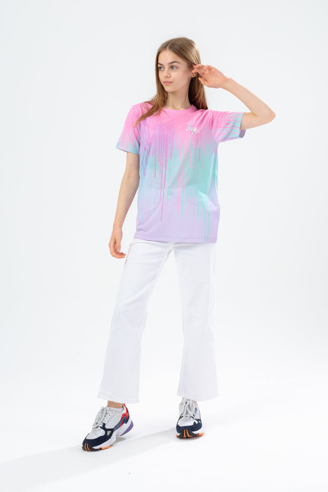 HYPE PASTEL DRIPS GIRLS T-SHIRT