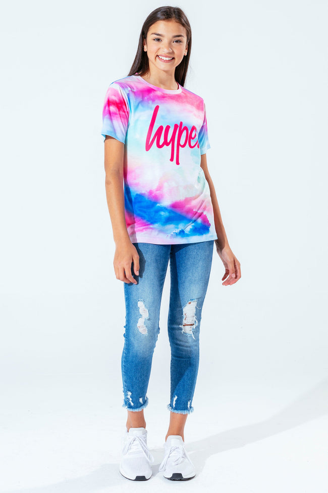 HYPE CLOUD FADE GIRLS T-SHIRT