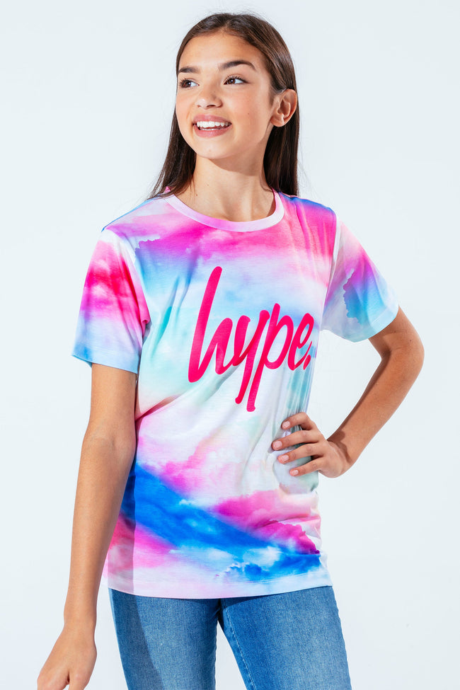 HYPE CLOUD FADE GIRLS T-SHIRT