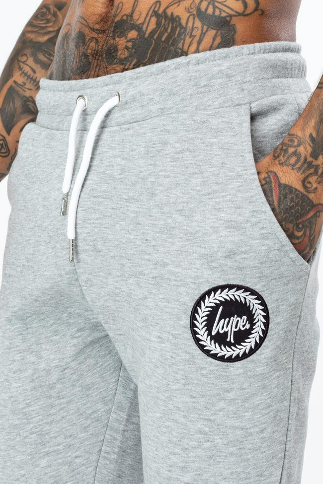 HYPE GREY CREST MEN'S JOGGERS