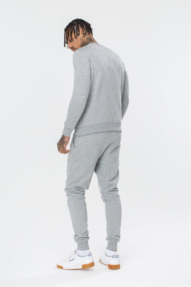 HYPE GREY SCRIPT MEN'S JOGGERS