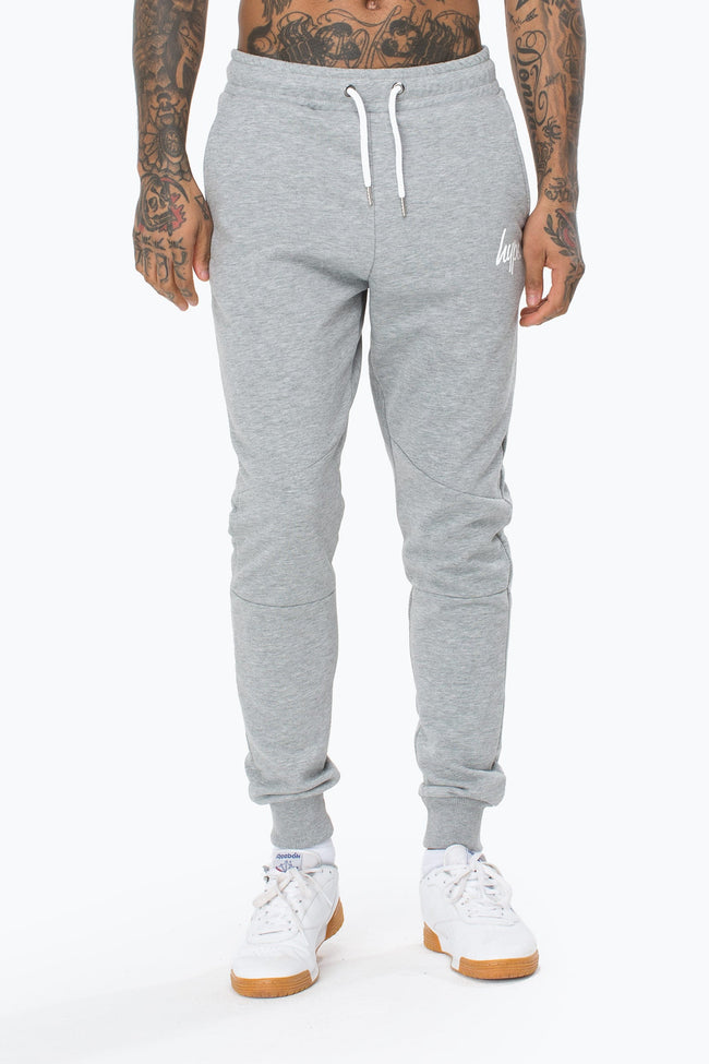 HYPE GREY SCRIPT MEN'S JOGGERS