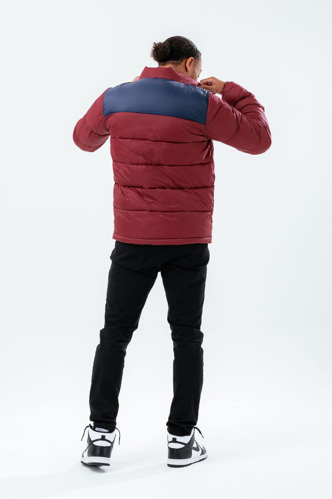 HYPE DEEP FILLED BURGUNDY PUFFER ADULT JACKET