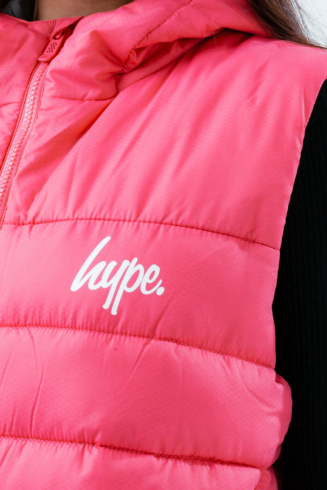 HYPE HOT PINK GIRLS GILET