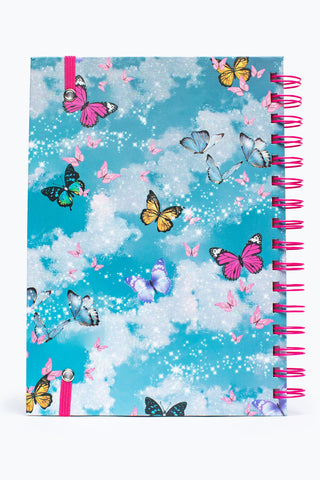 HYPE SPARKLE BUTTERFLIES A5 WIRO NOTEBOOK