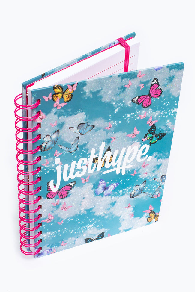 HYPE SPARKLE BUTTERFLIES A5 WIRO NOTEBOOK