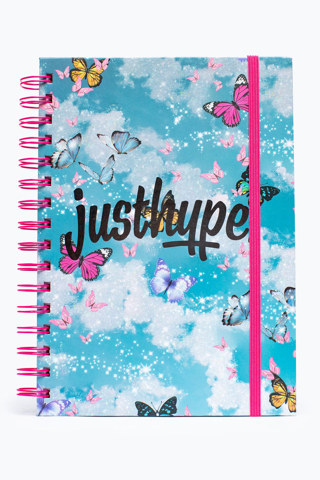 HYPE SPARKLE BUTTERFLIES A5 WIRO NOTEBOOK