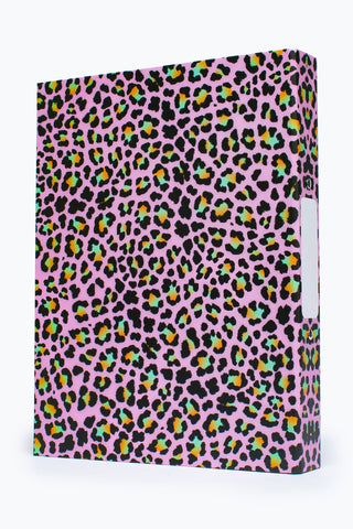 HYPE DISCO LEOPARD RING BINDER