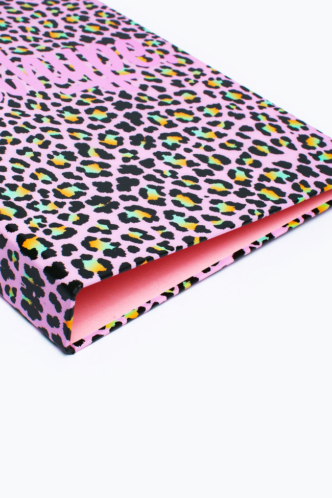 HYPE DISCO LEOPARD RING BINDER