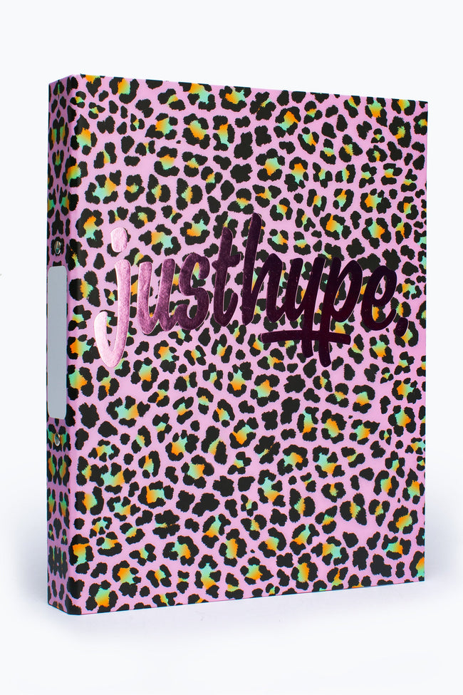 HYPE DISCO LEOPARD RING BINDER