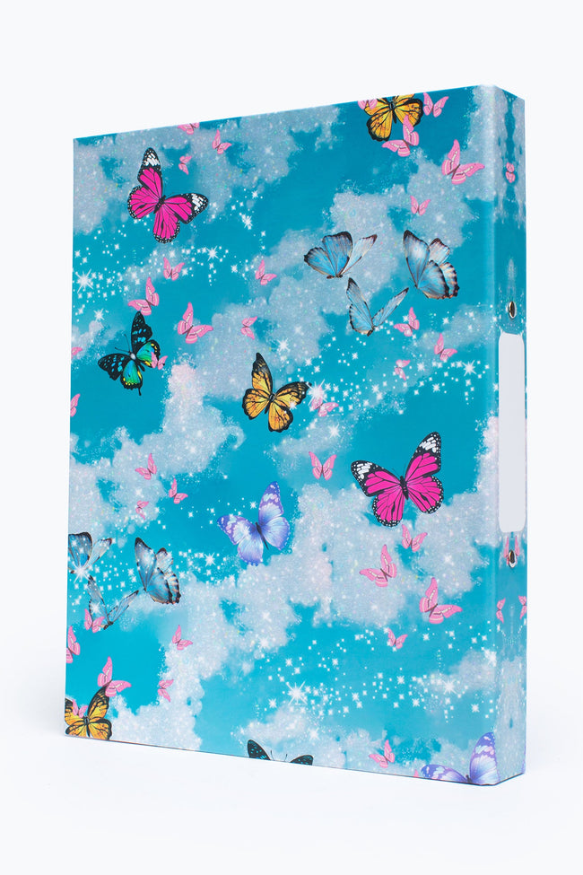 HYPE SPARKLE BUTTERFLIES RING BINDER