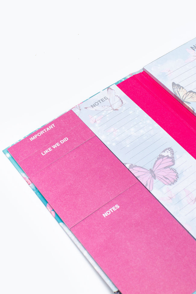 HYPE SPARKLE BUTTERFLIES STICKY NOTE SET