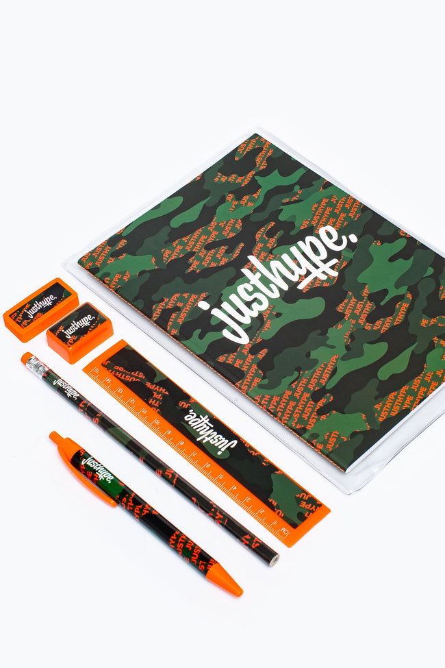 HYPE NEON CAMO STATIONARY SET