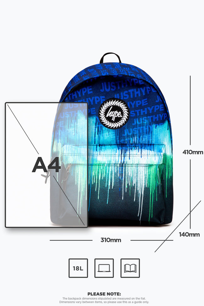 HYPE BLUE JUST DRIP BACKPACK