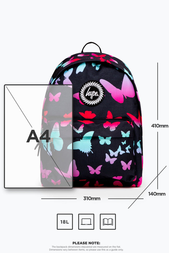 HYPE DARK BUTTERFLY FADE BACKPACK