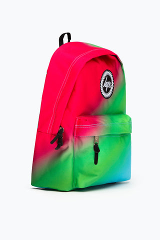 HYPE ASYMMETRIC PINK TO BLUE FADE BACKPACK