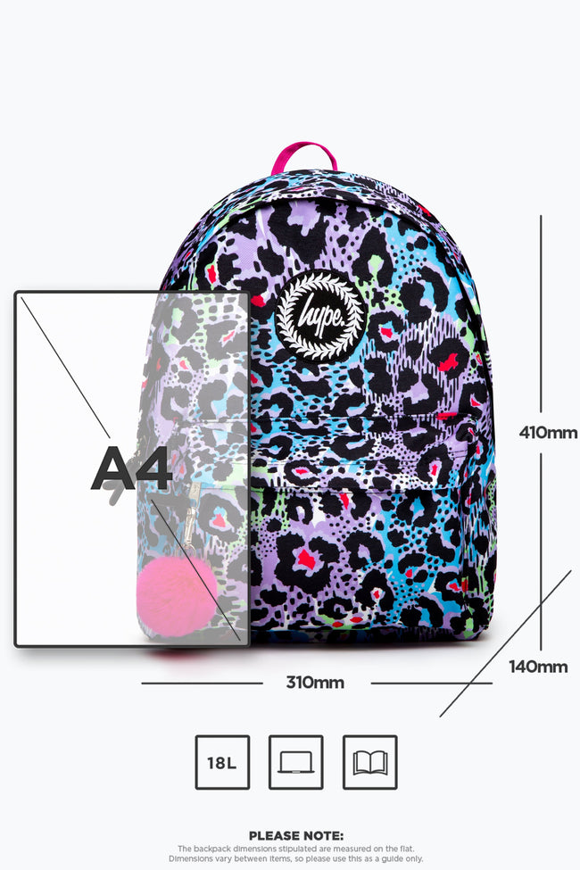 HYPE CRAZY LEOPARD BACKPACK