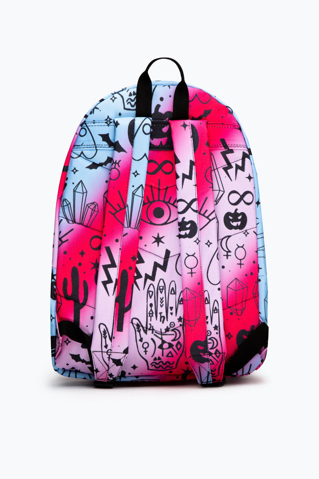 HYPE MULTI FADE MYSTIC DOODLE BACKPACK