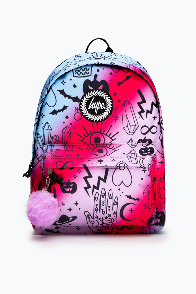 HYPE MULTI FADE MYSTIC DOODLE BACKPACK