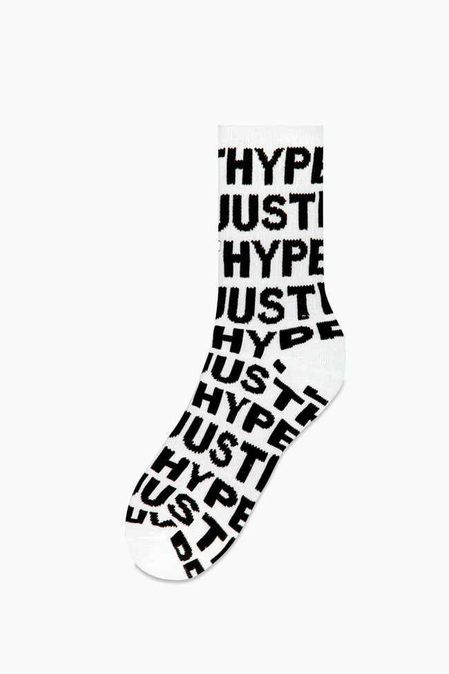 HYPE KIDS BLACK JUST HYPE 3 PACK CREW SOCKS