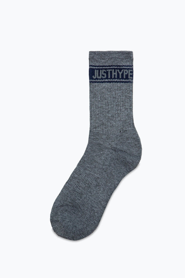 HYPE KIDS NAVY JUST HYPE 3 PACK CREW SOCKS