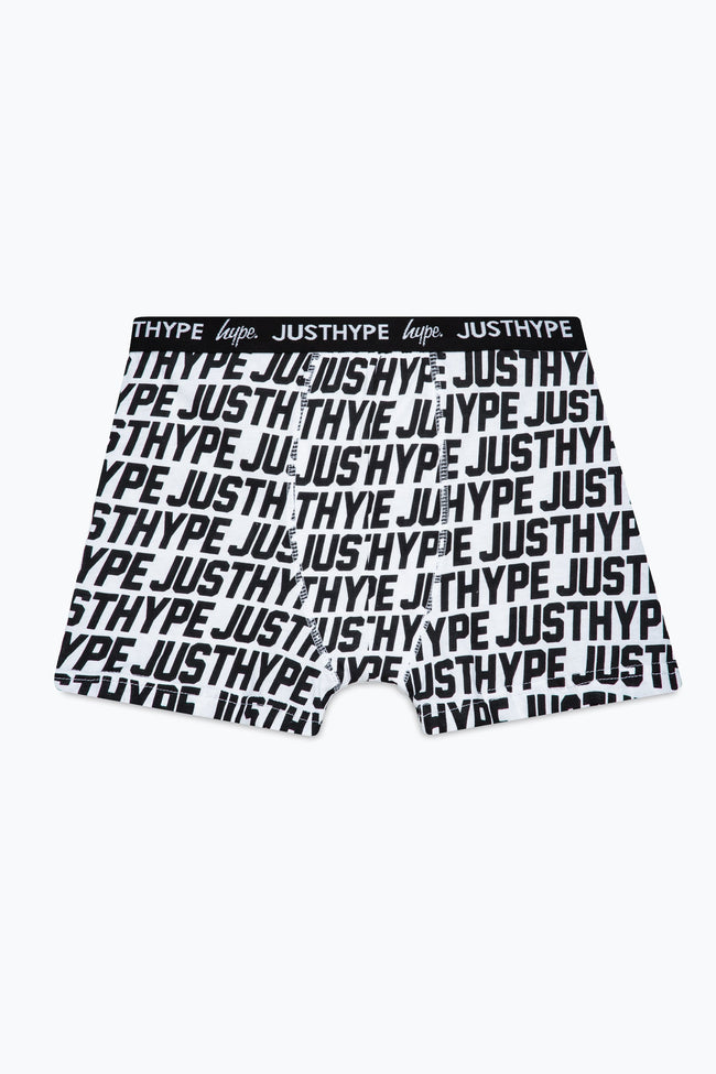 HYPE BOYS BLACK JUST HYPE 3 PACK BOXERS