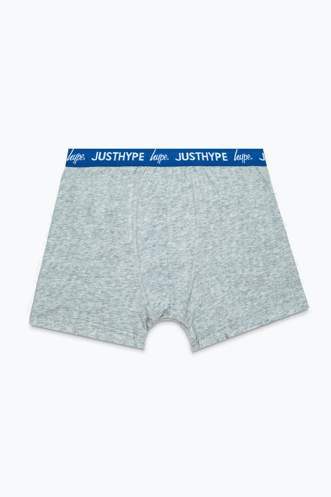 HYPE BOYS NAVY JUST HYPE 3 PACK BOXERS