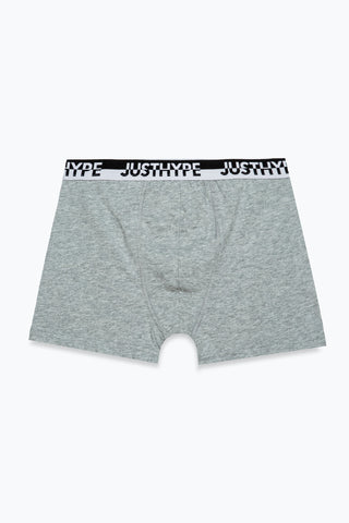 HYPE BOYS NAVY GREY BLUE 3 PACK BOXERS