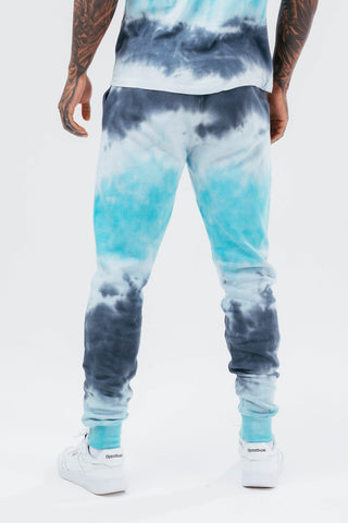 HYPE GREY ACID STRIPE SCRIBBLE LOGO MEN'S JOGGERS