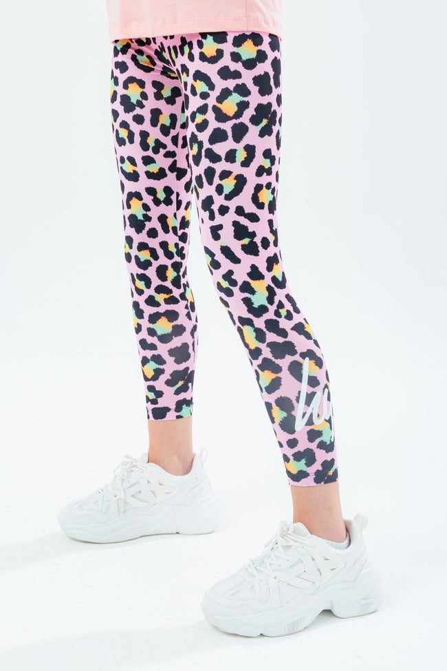 HYPE DISCO LEOPARD KIDS T-SHIRT & LEGGINGS SET