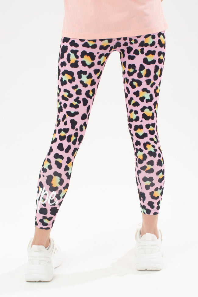 HYPE DISCO LEOPARD KIDS T-SHIRT & LEGGINGS SET