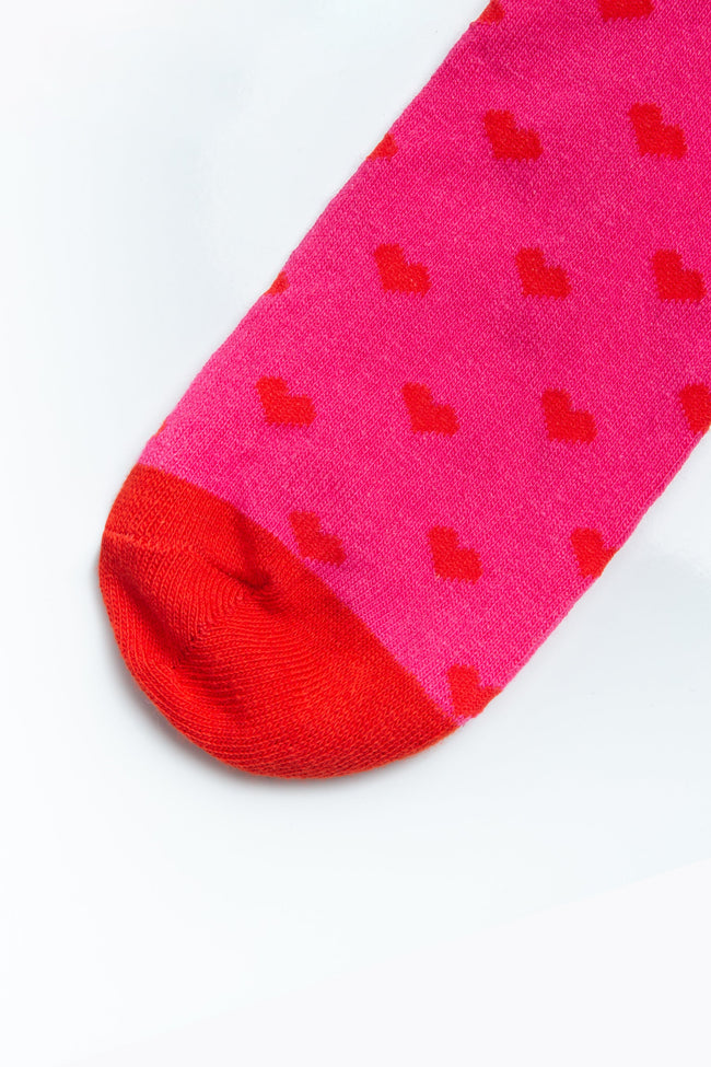 HYPE 3 PACK SOCKS RED SPOT STRIPE PINK SPOT