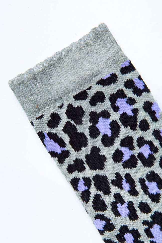 HYPE 3 PACK SOCKS ANIMAL LILAC SPOT