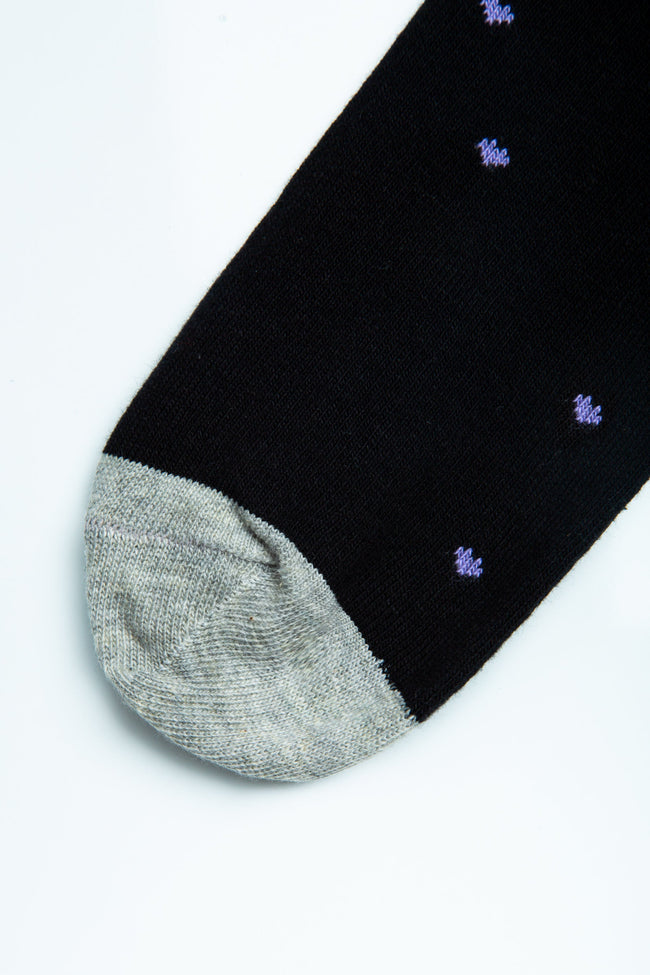 HYPE 3 PACK SOCKS ANIMAL LILAC SPOT