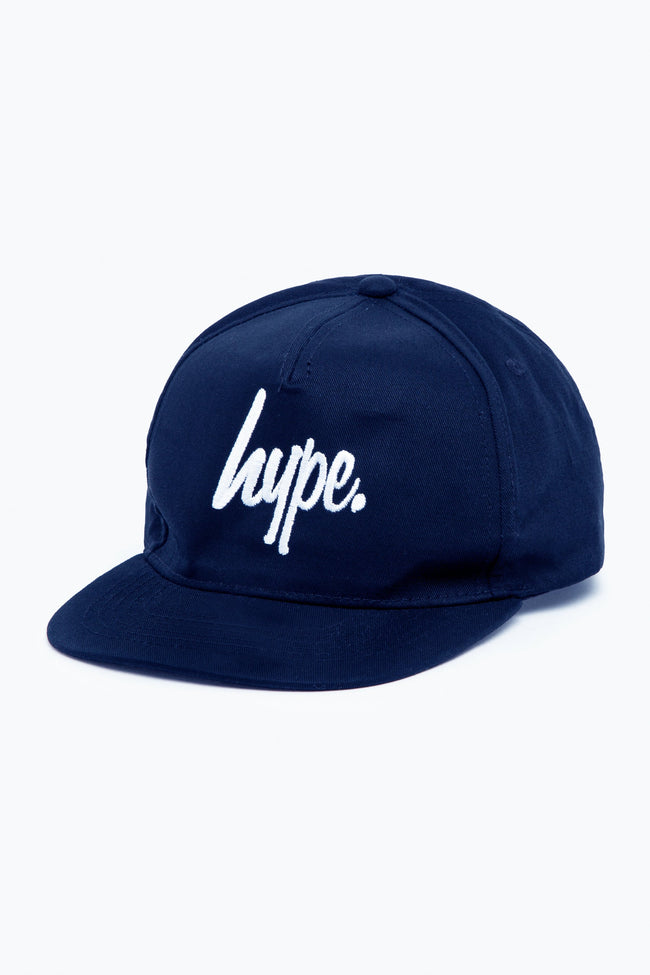 HYPE UNISEX NAVY SCRIPT KIDS SNAPBACK