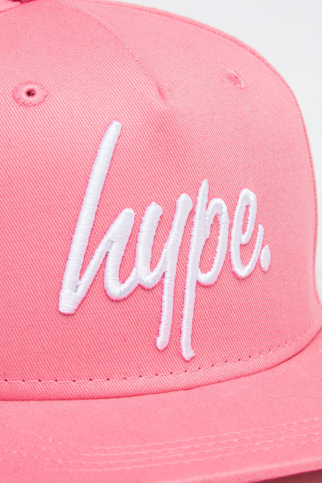 HYPE UNISEX PINK SCRIPT KIDS SNAPBACK