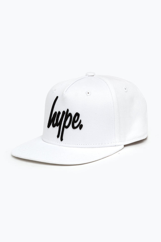 HYPE UNISEX WHITE SCRIPT KIDS SNAPBACK