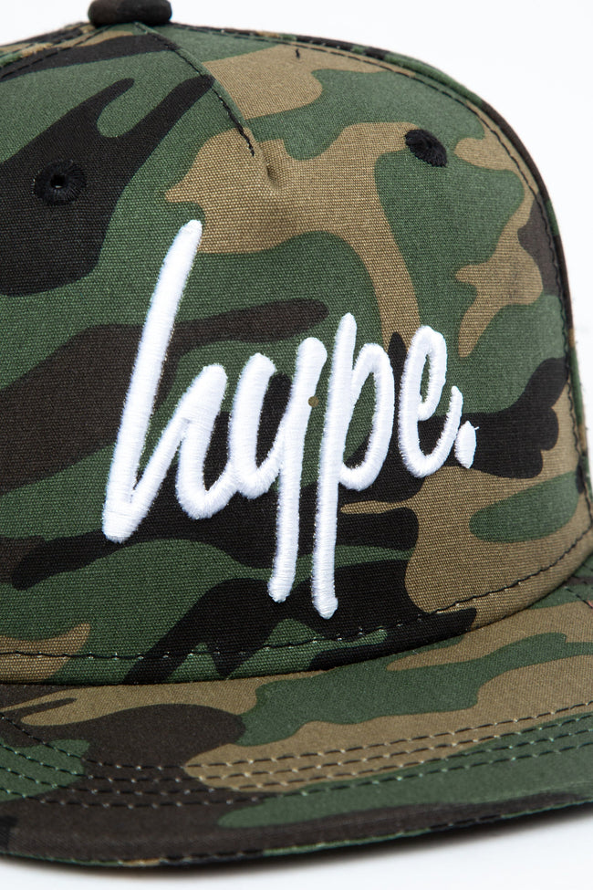 HYPE UNISEX CAMO SCRIPT KIDS SNAPBACK