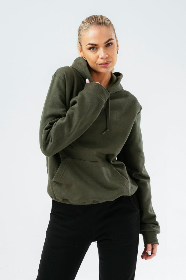 HYPE UNISEX KHAKI HOODIE