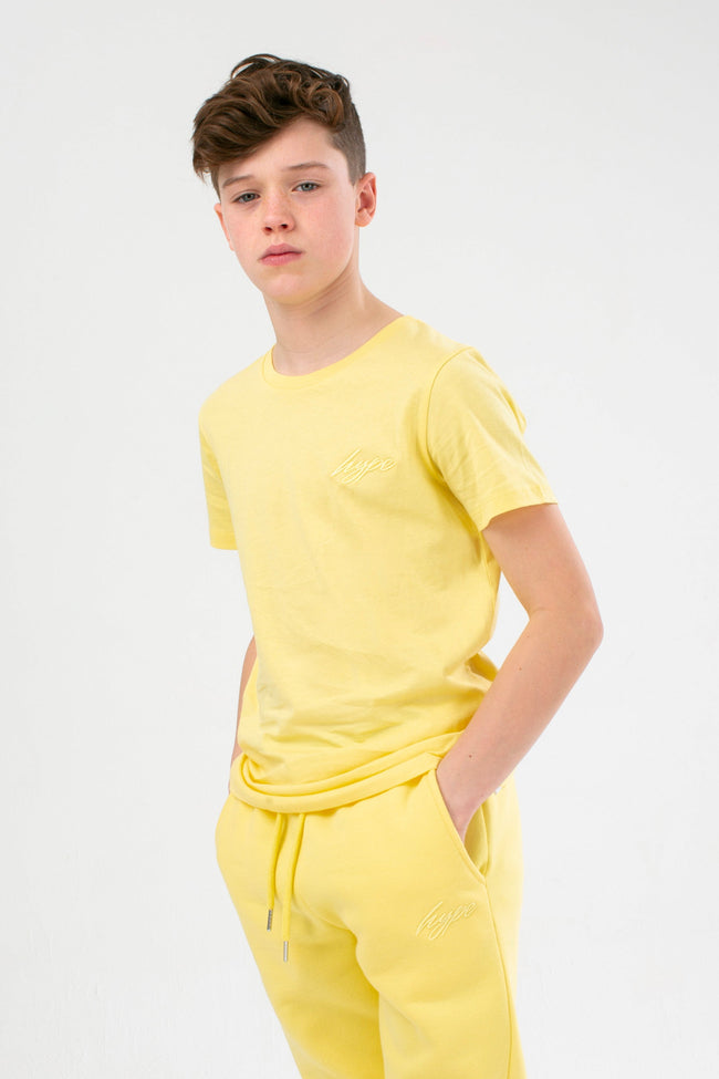 HYPE YELLOW KIDS T-SHIRT