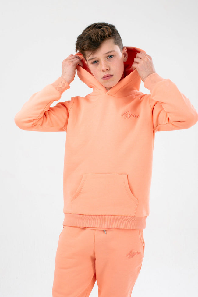 HYPE PEACH KIDS OVERHEAD HOODIE & JOGGERS SET