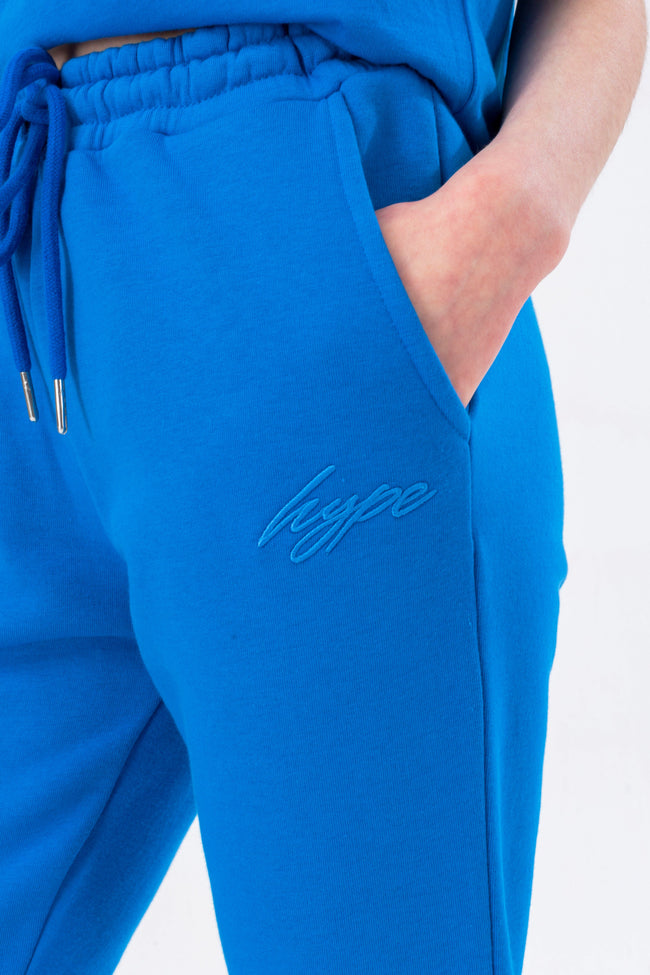 HYPE ROYAL BLUE KIDS OVERHEAD HOODIE & JOGGERS SET