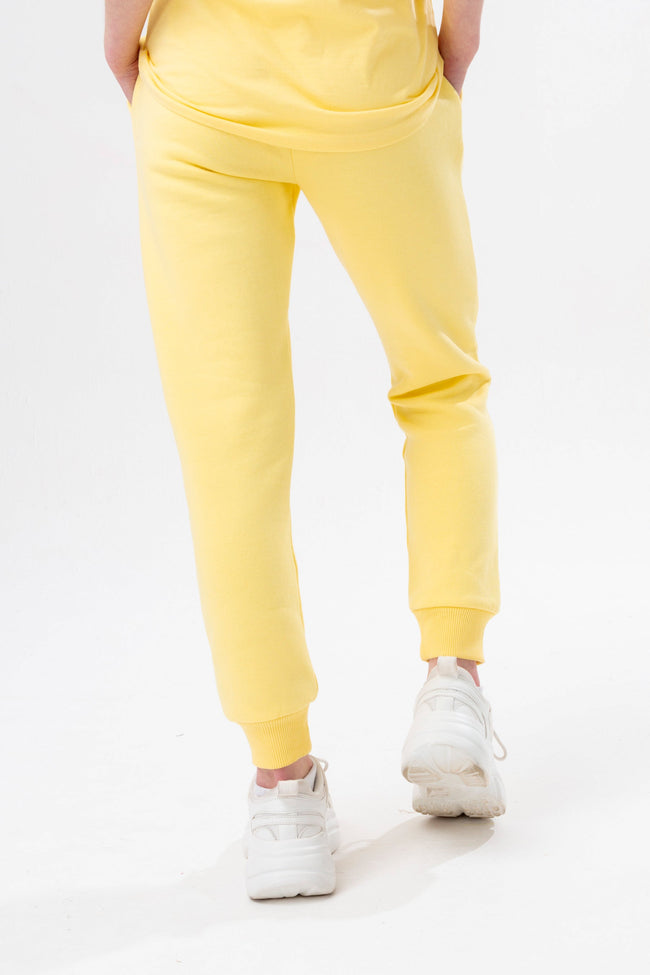 HYPE YELLOW KIDS OVERHEAD HOODIE & JOGGERS SET